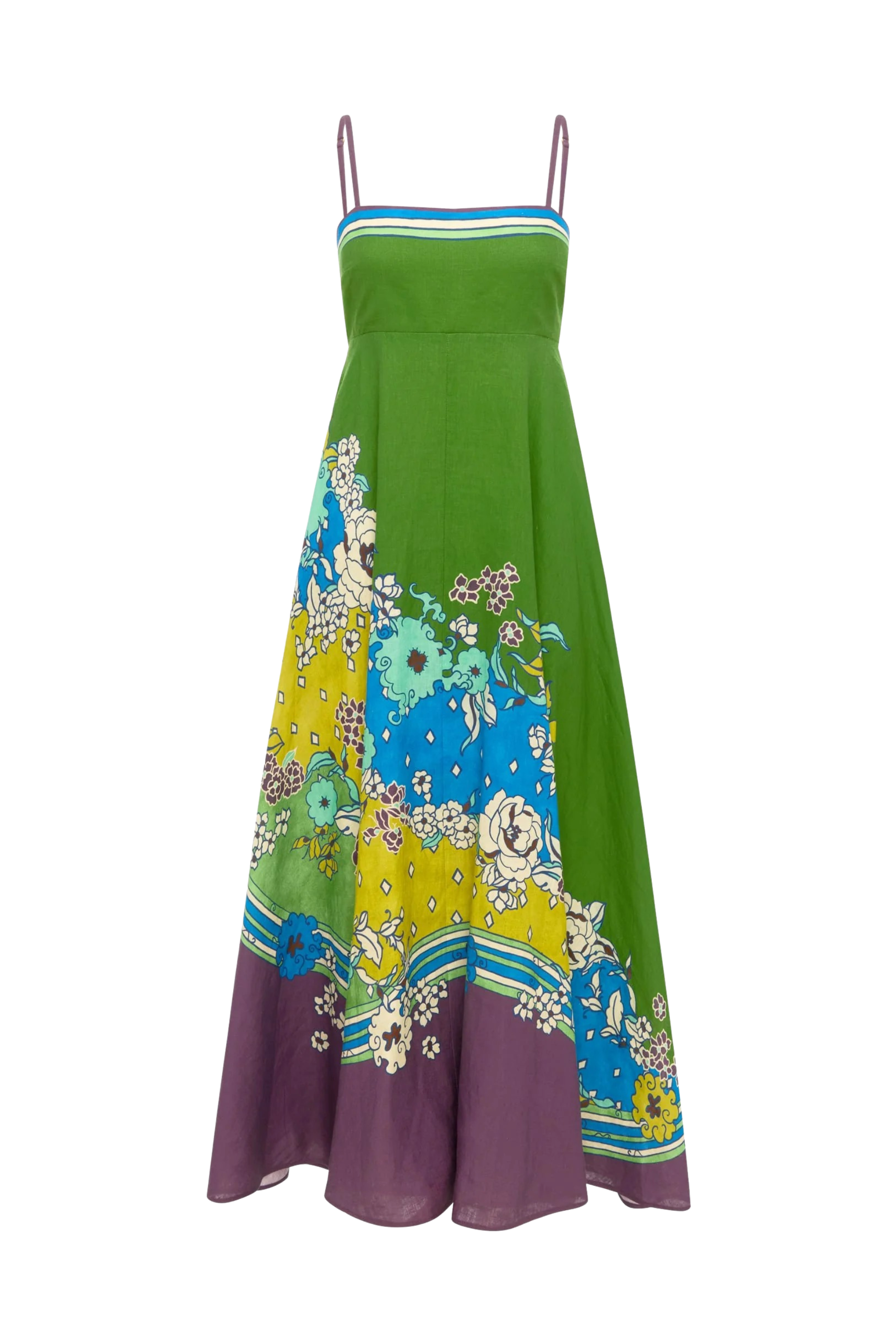 tanya taylor green silk clementine dress Green Silk Clementine Dress by Tanya Taylor