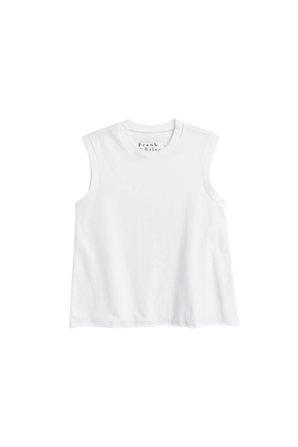 Finn Sleeveless White Tank – Hannah E.